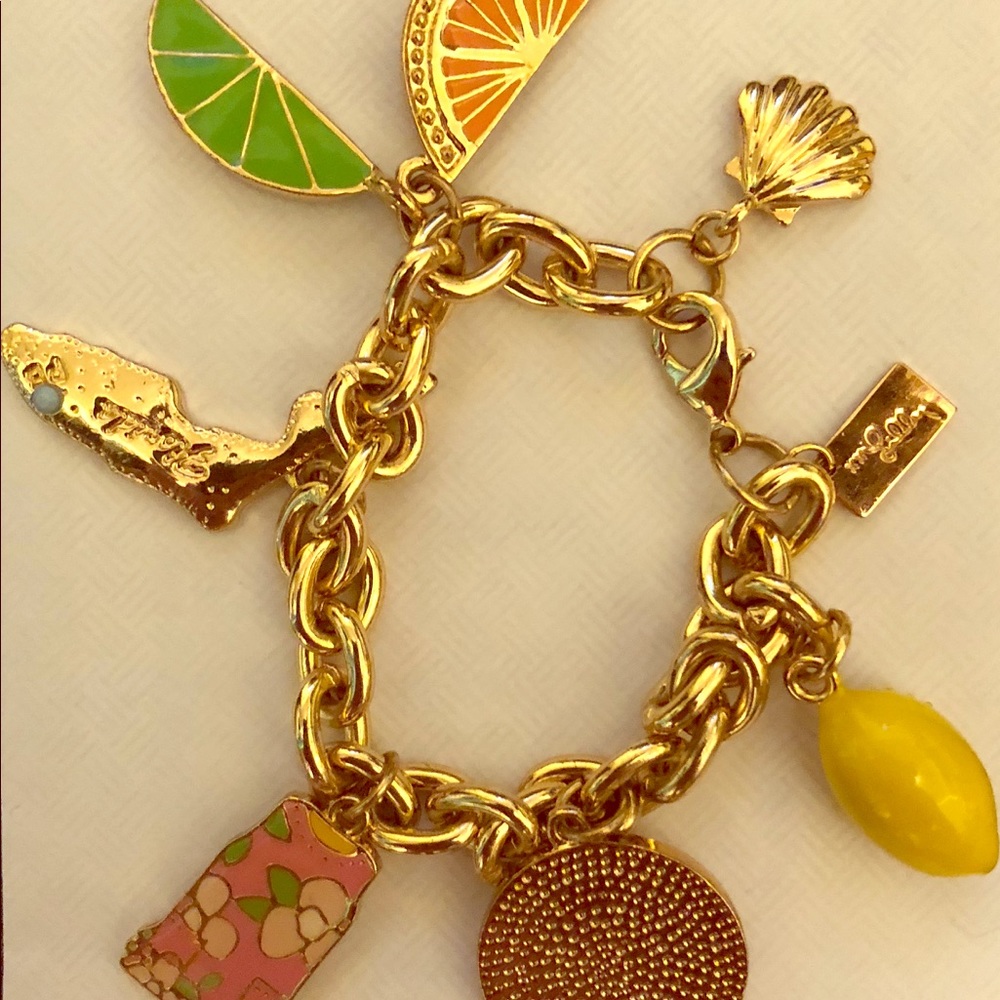 LIMITED EDITION Lily Pulitzer charm bracelet!